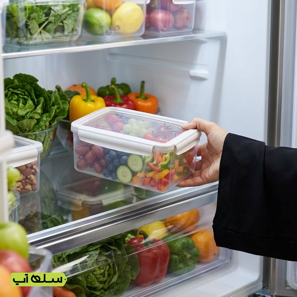 حافظة خضار وفواكه لتنظيم الثلاجة